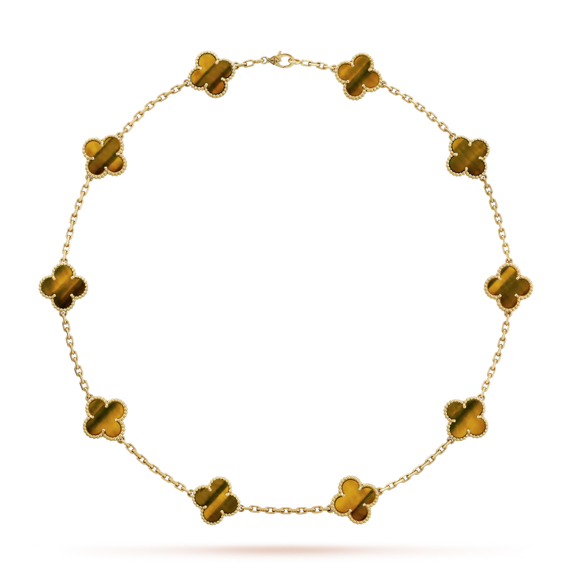 Van Cleef & Arpels Vintage Alhambra necklace, 10 motifs