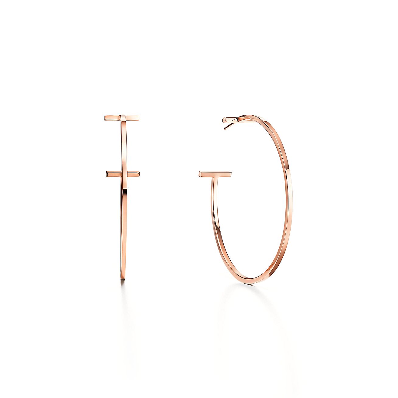 Tiffany & Co. T Wire Hoop Earrings