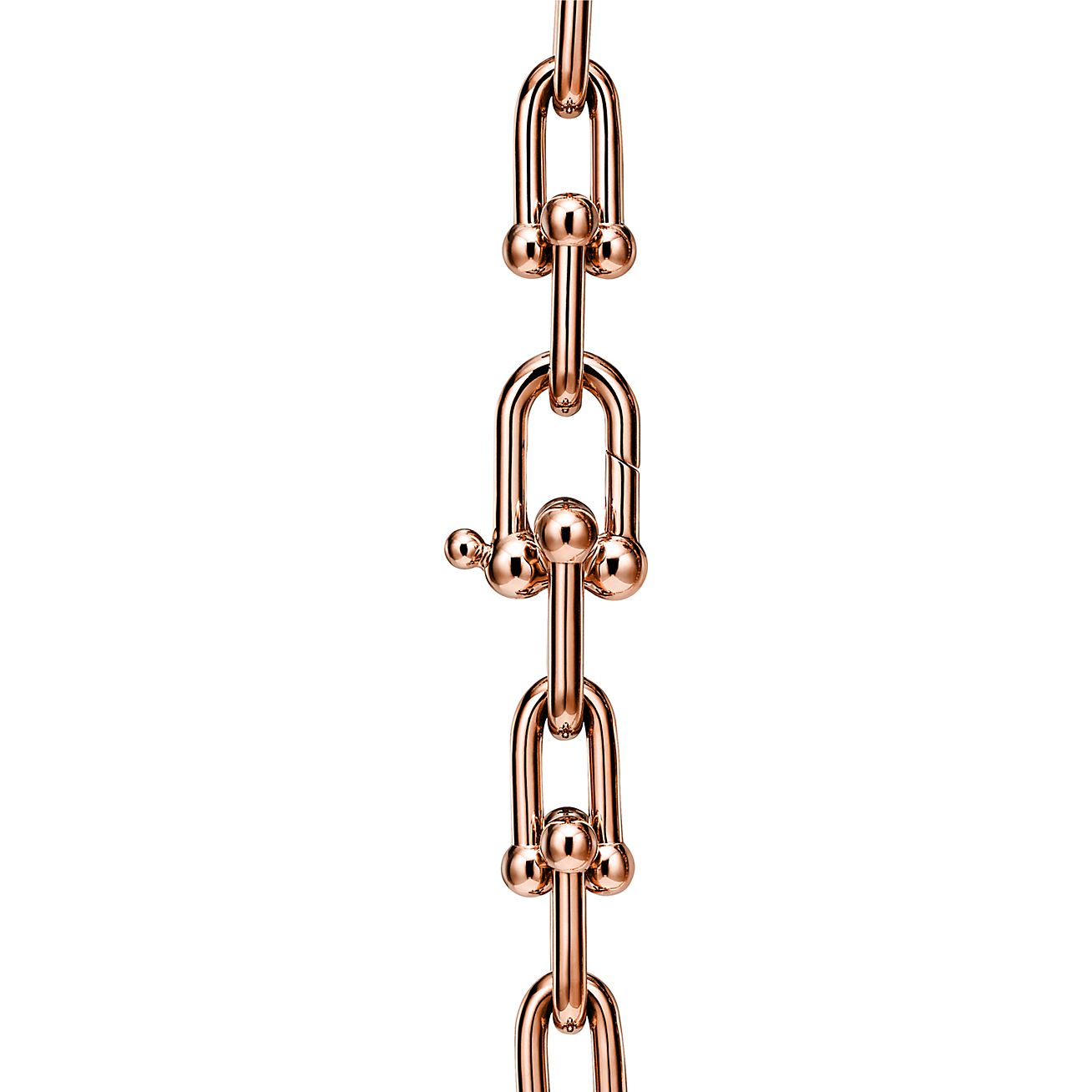 Tiffany & Co. HardWear Medium Link Necklace in Rose Gold