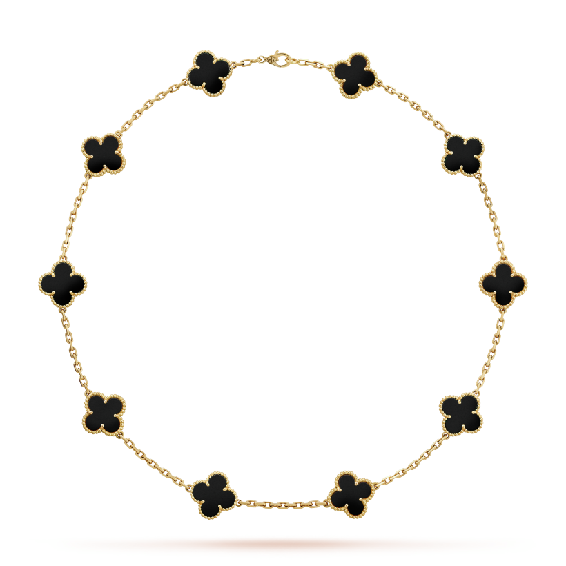 Van Cleef & Arpels Vintage Alhambra necklace, 10 motifs