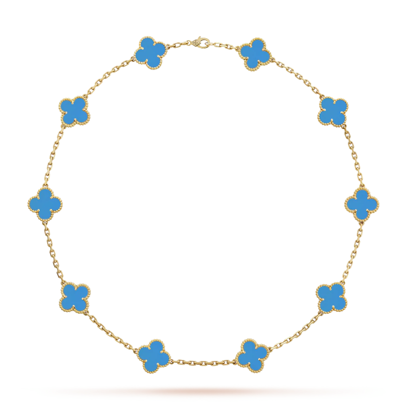 Van Cleef & Arpels Vintage Alhambra necklace, 10 motifs