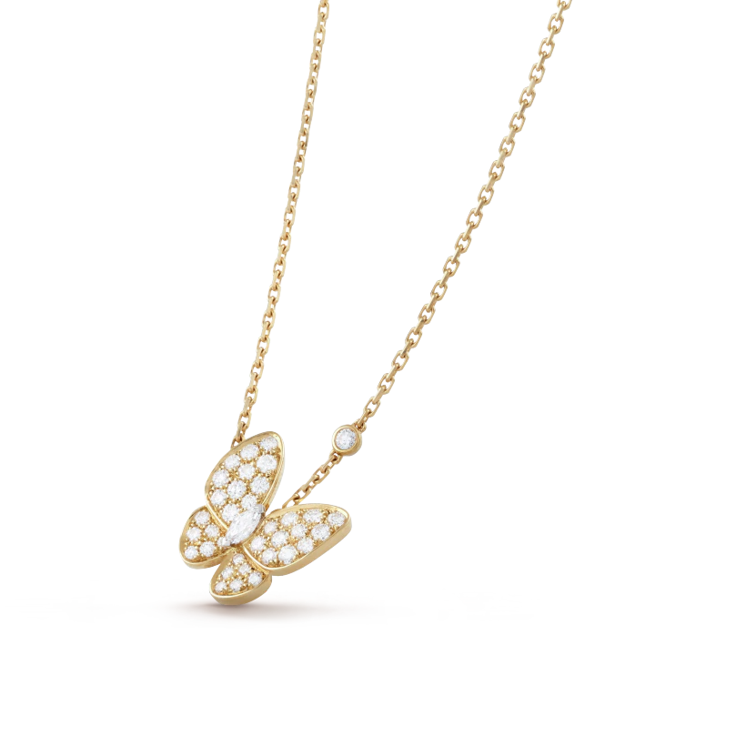 Van Cleef & Arpels Two Butterfly pendant