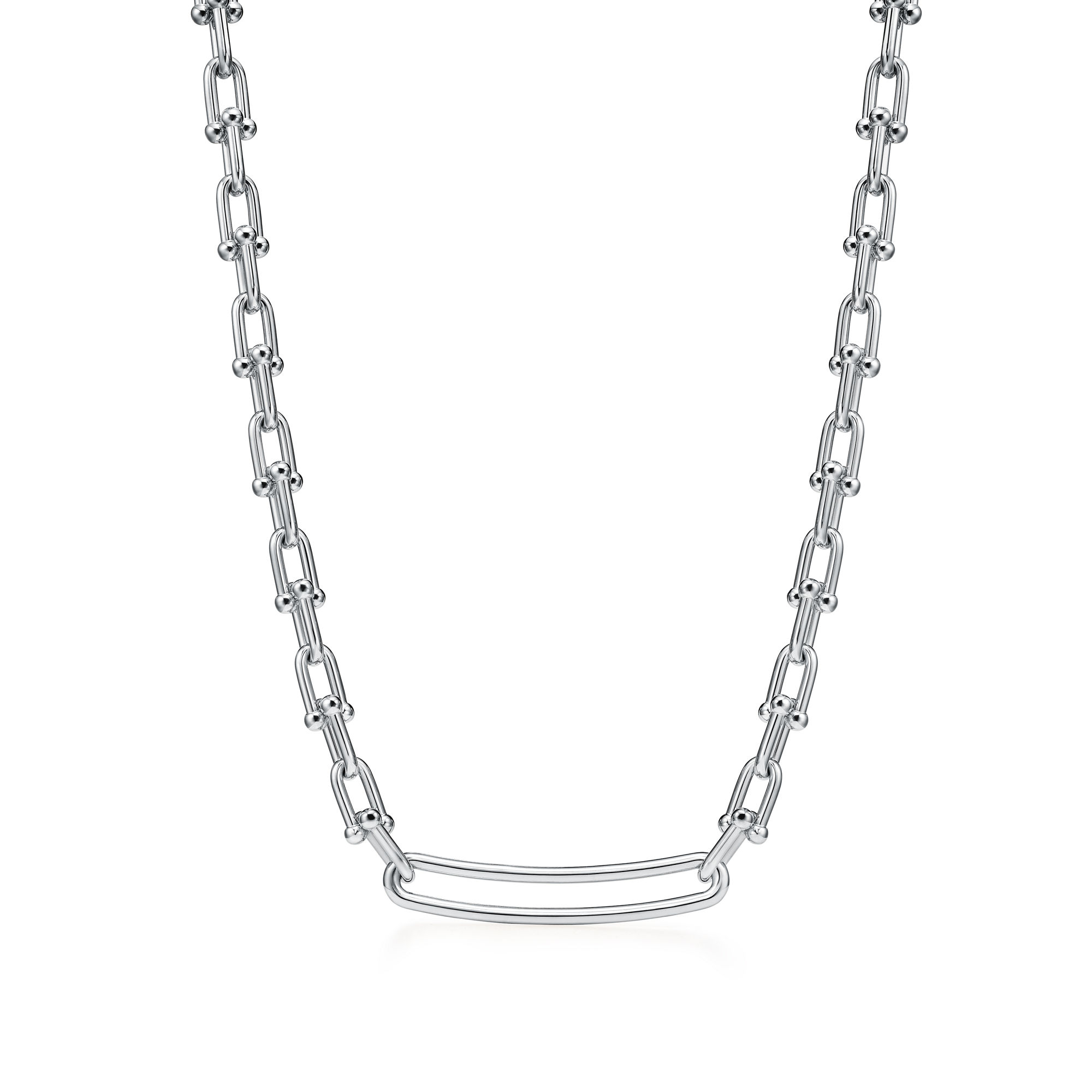 Tiffany & Co. HardWear Elongated Link Necklace in Sterling Silver