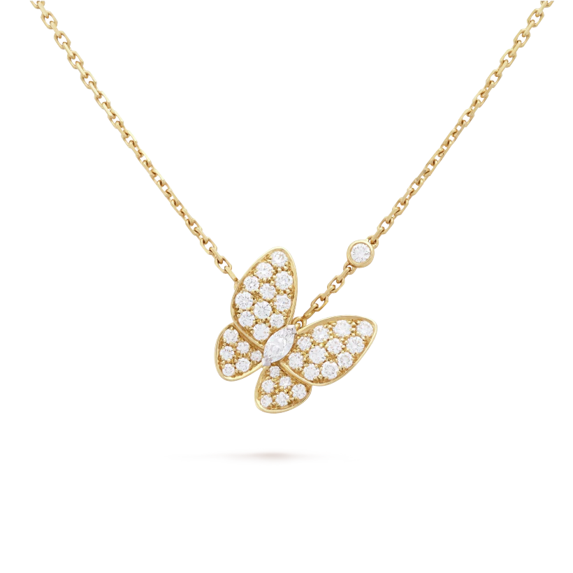 Van Cleef & Arpels Two Butterfly pendant