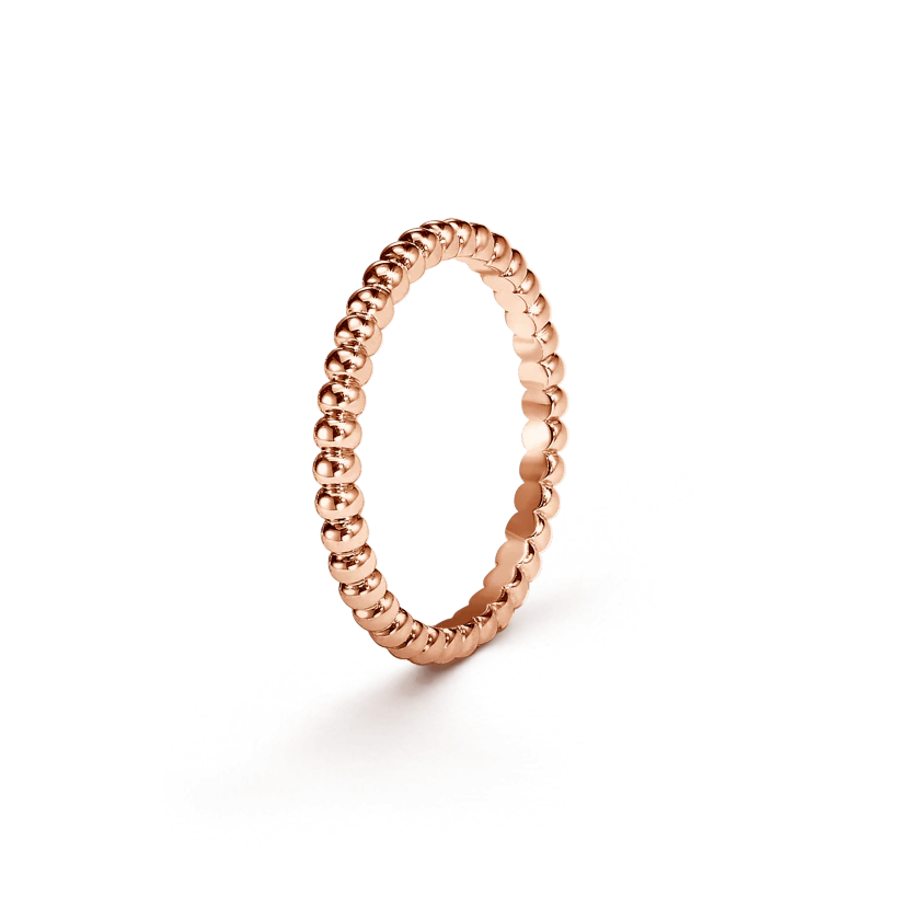 Van Cleef & Arpels Perlee pearls of gold ring, small model