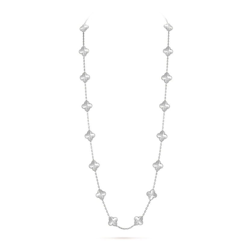 Van Cleef & Arpels Vintage Alhambra long necklace, 20 motifs