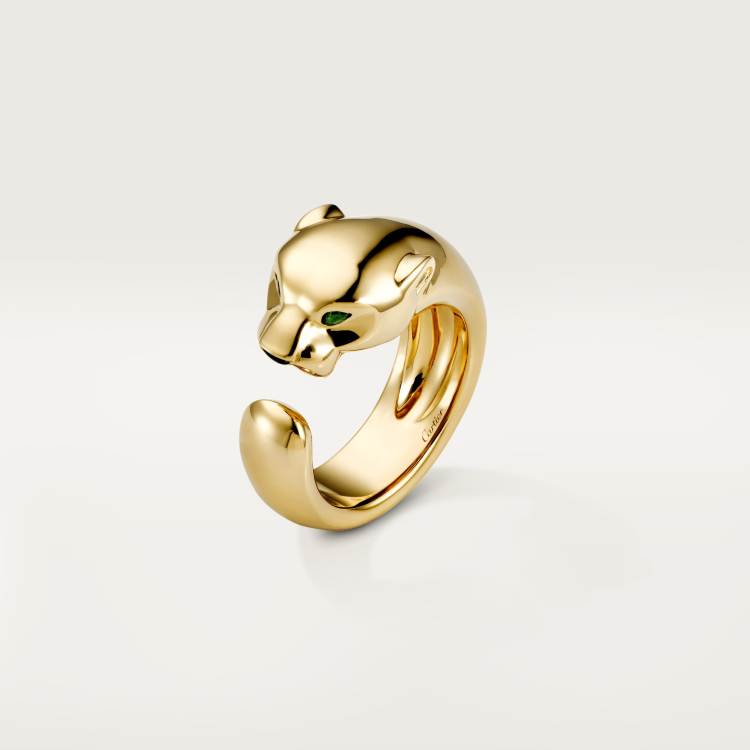 Cartier gold panther ring