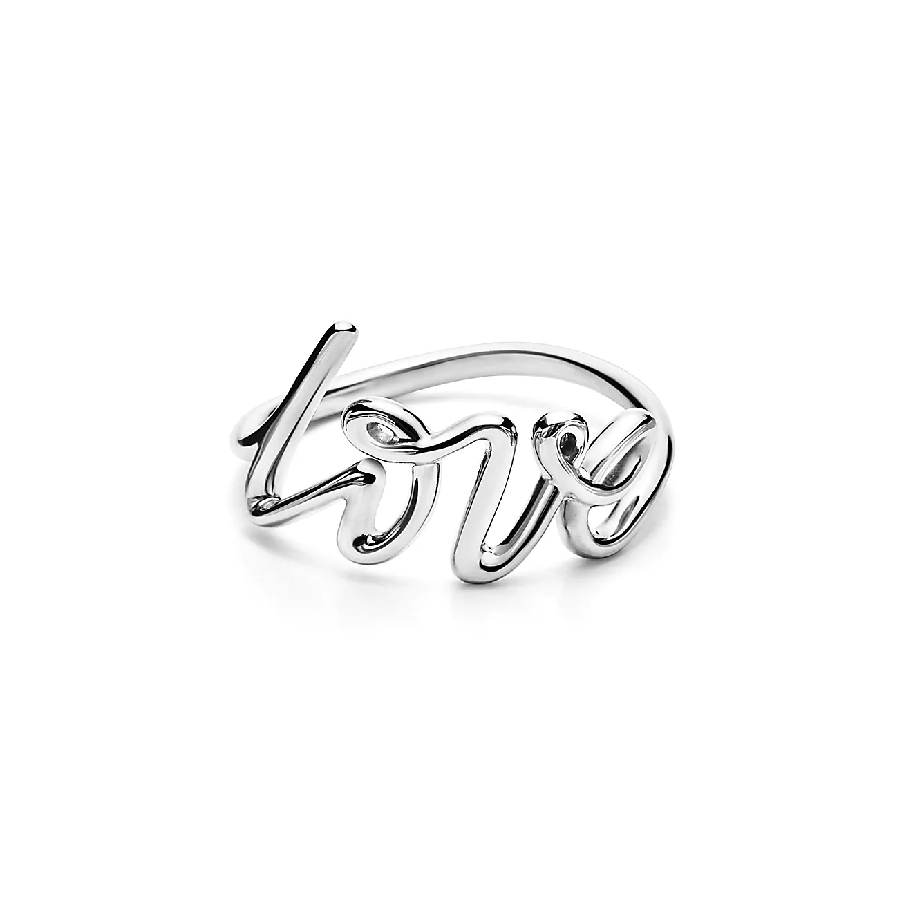 Tiffany & Co. Paloma's Graffiti Love Ring in Silver, Small