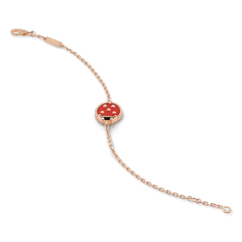 Van Cleef & Arpels Lucky Spring bracelet, closed wings ladybug