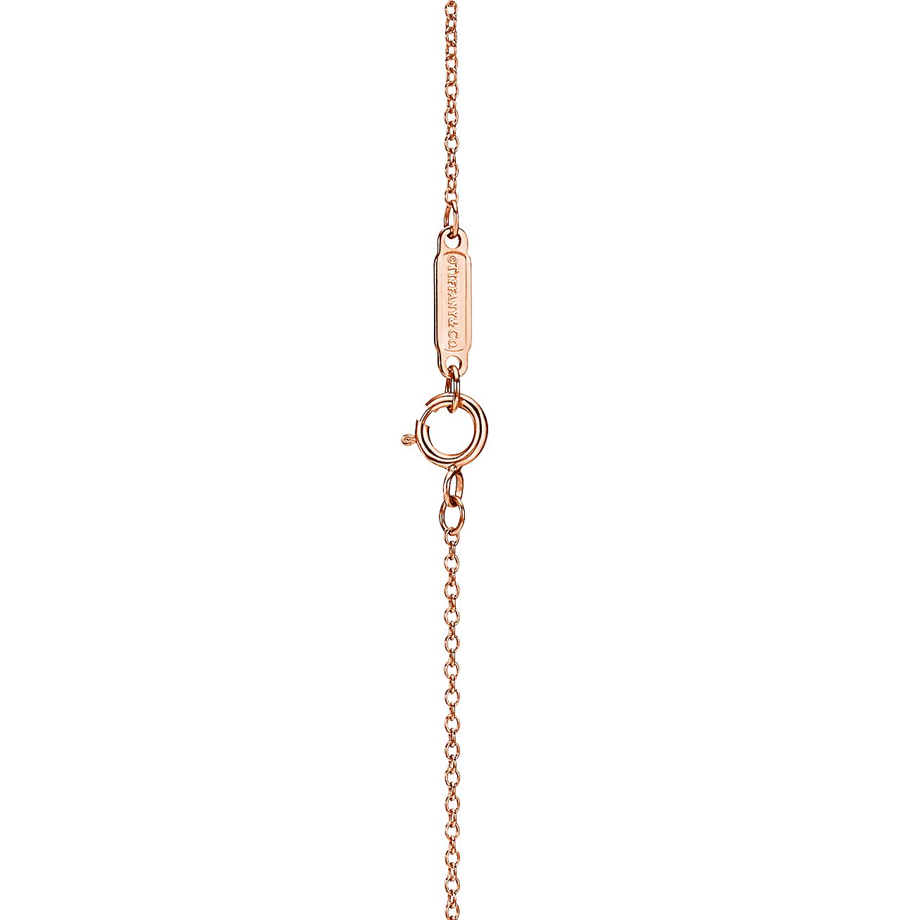 Tiffany & Co. Victoria Diamond Vine Circle Pendant in 18k Rose Gold