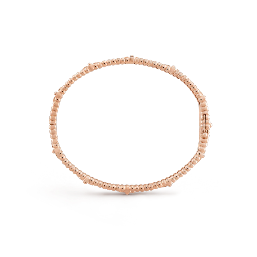 Van Cleef & Arpels Perlee sweet clovers bracelet, extra small model