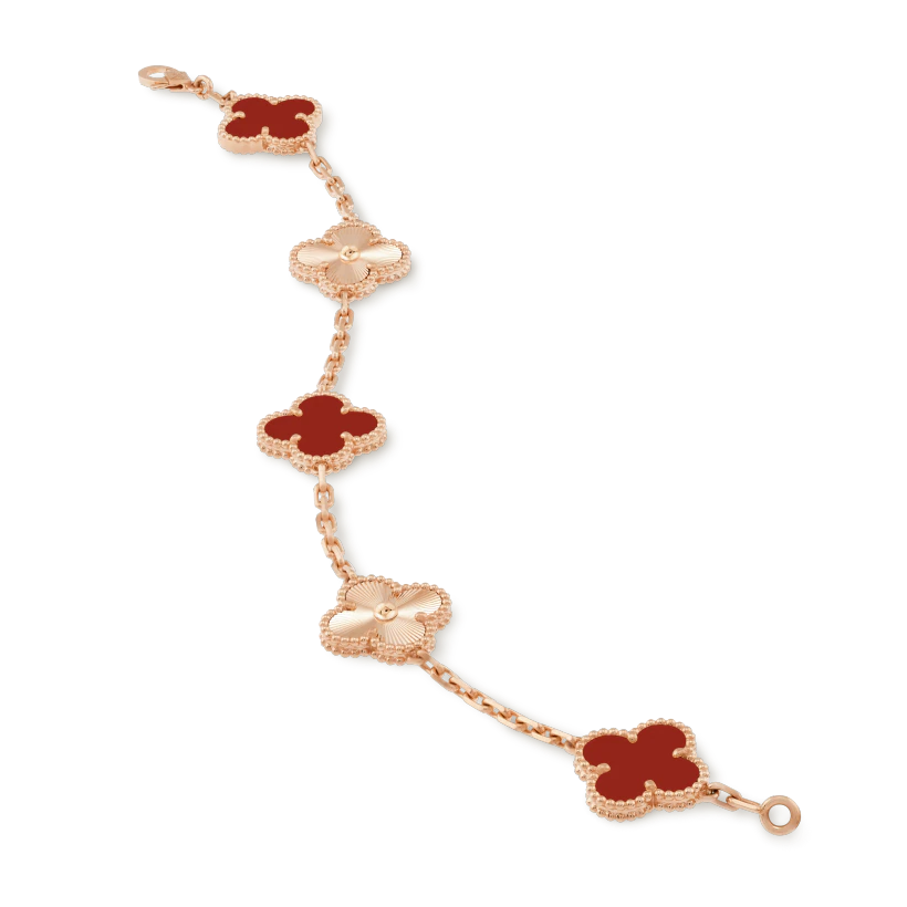 Van Cleef & Arpels Vintage Alhambra bracelet, 5 motifs