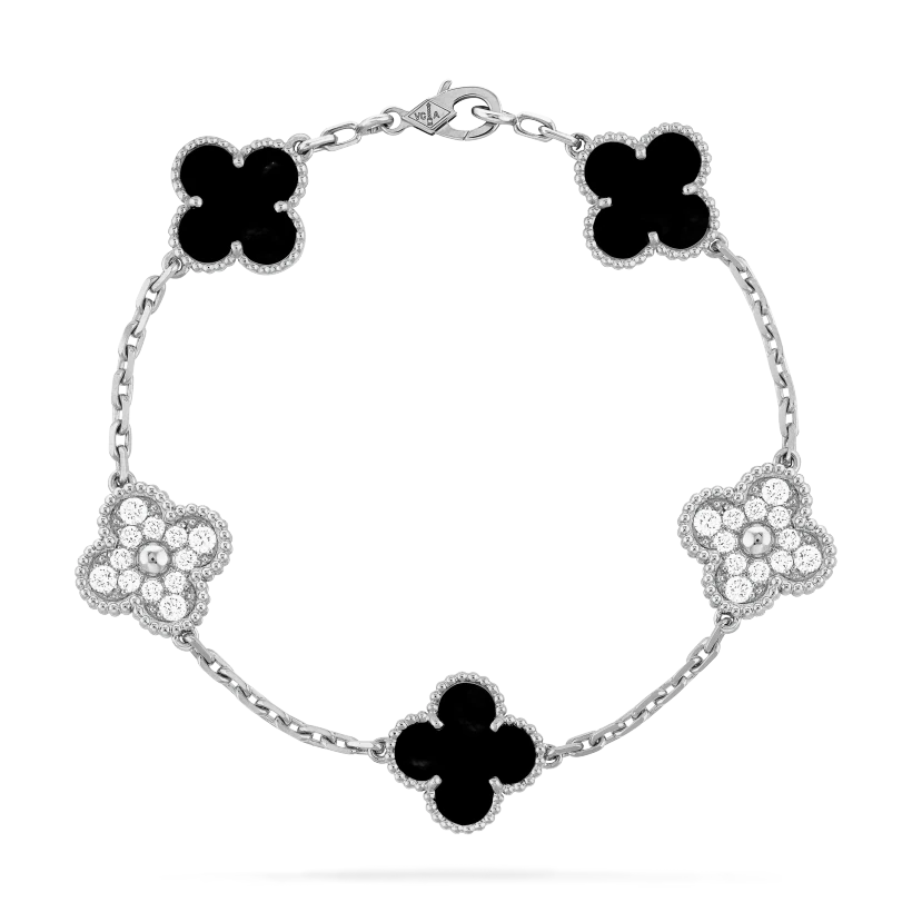 Van Cleef & Arpels Vintage Alhambra bracelet, 5 motifs