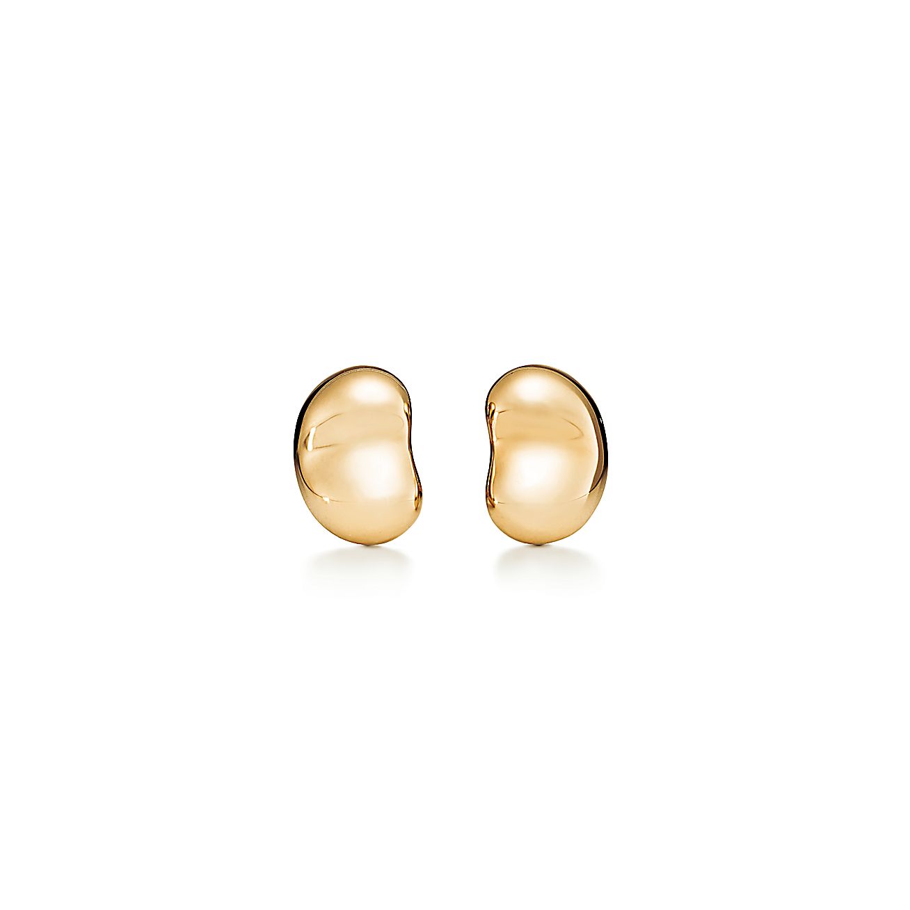 Tiffany & Co. Elsa Peretti Bean design Earrings in Yellow Gold, 9 mm
