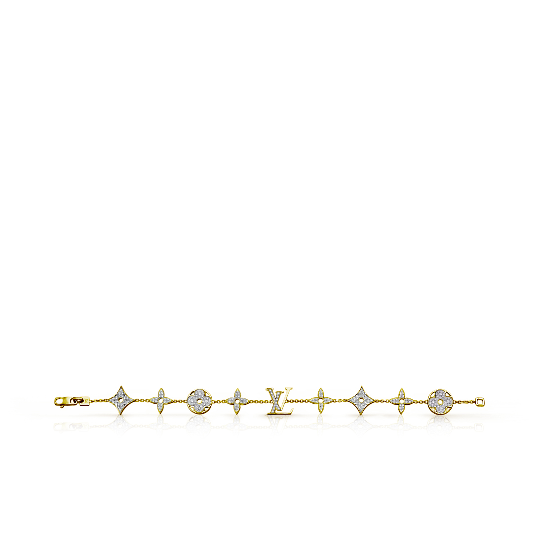 Louis Vuitton Diamond Blossom bracelet, gold and diamonds