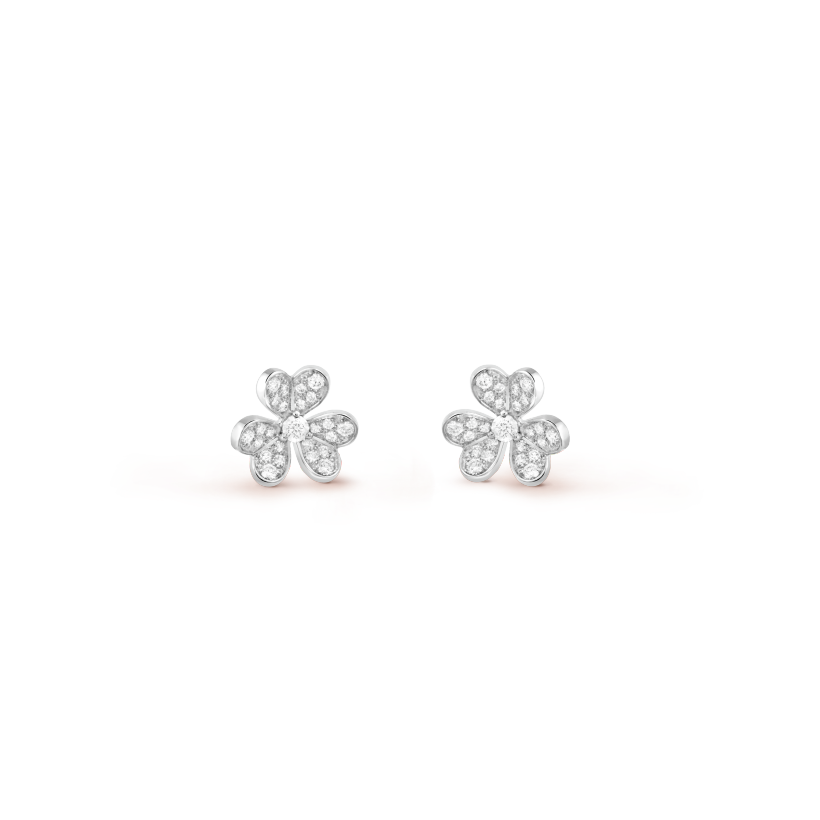 Van Cleef & Arpels Frivole earrings, mini model