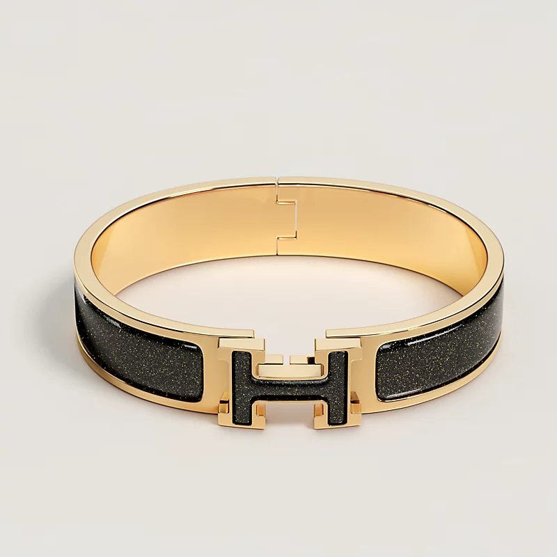 Hermes Clic H Glitter bracelet