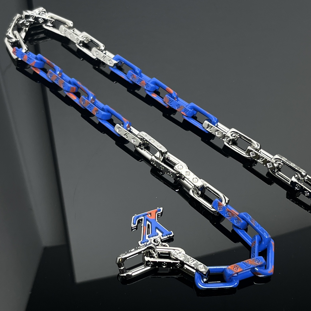 Louis Vuitton Monogram Chain Necklace