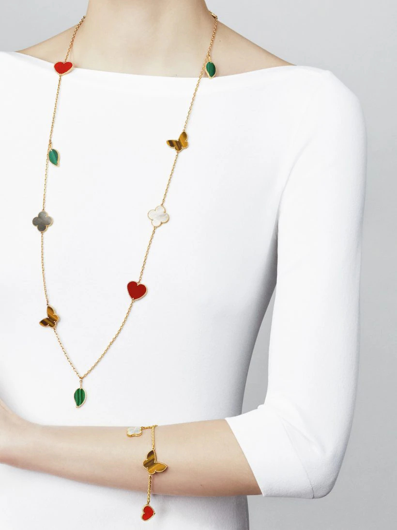 Van Cleef & Arpels Lucky Alhambra bracelet, 4 motifs