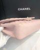Chanel Medium Classic Double Flap Light Pink Caviar Light Gold Hardware