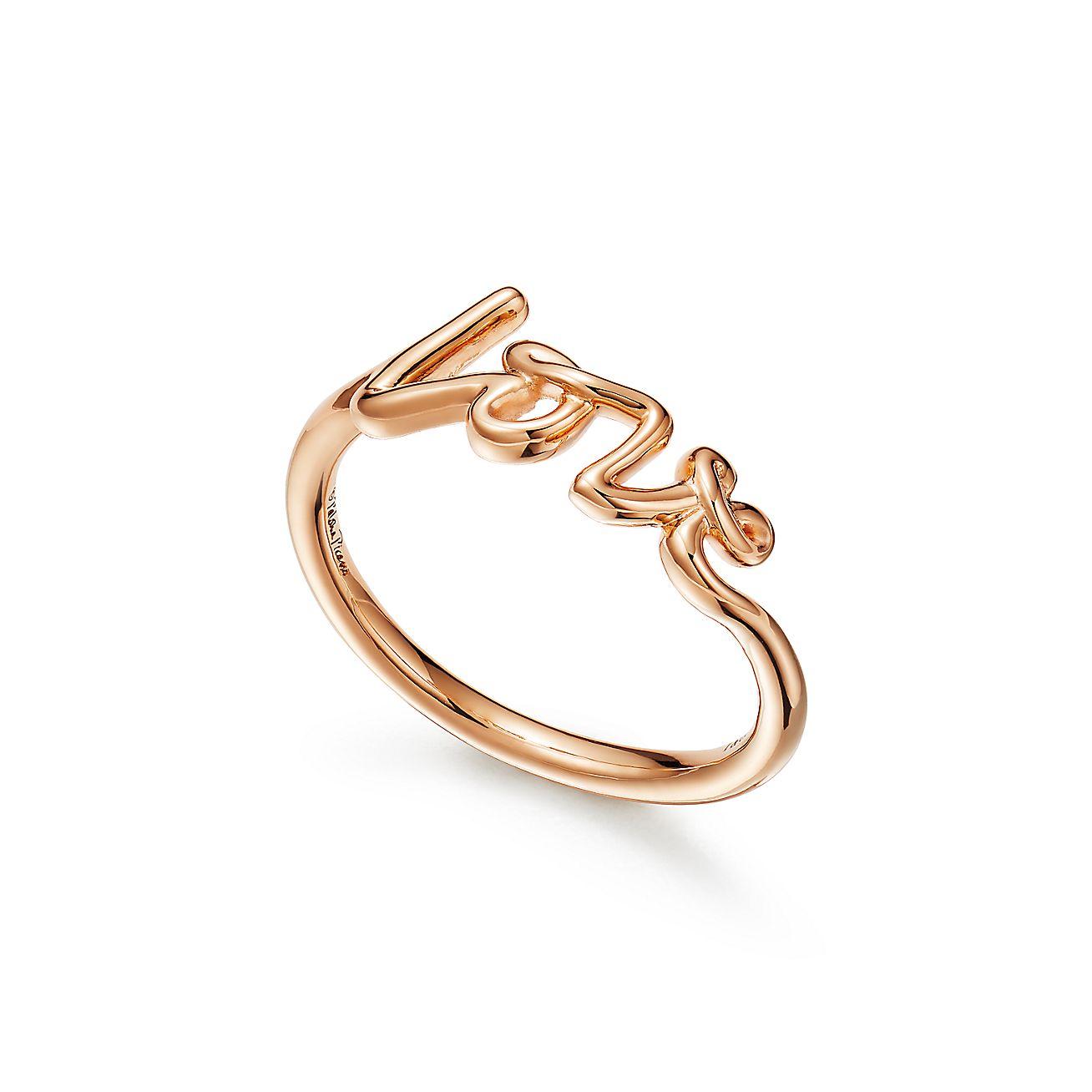 Tiffany & Co. Paloma's Graffiti Love Ring in Rose Gold, Mini