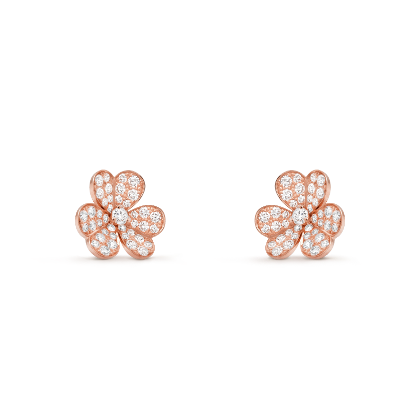 Van Cleef & Arpels Frivole earrings, small model