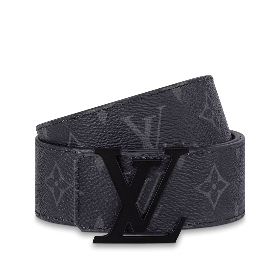 Initiales 40mm Matte Black Belt