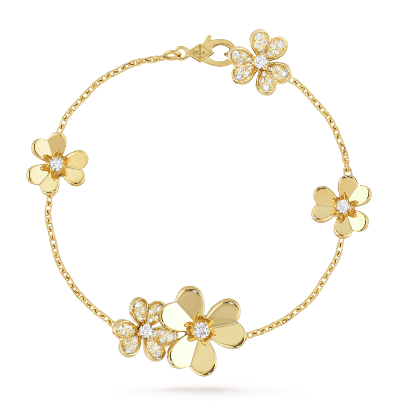 Frivole bracelet, 5 flowers
