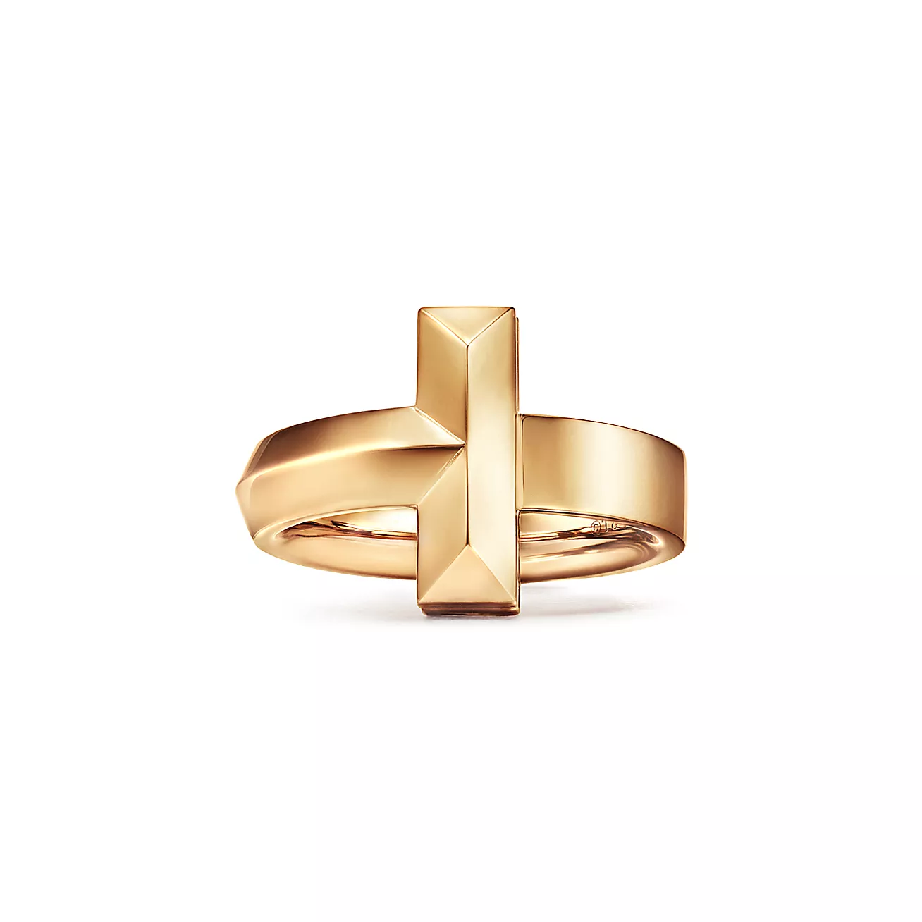 Tiffany & Co. T T1 Ring in Stainless steel and gold plating Gold