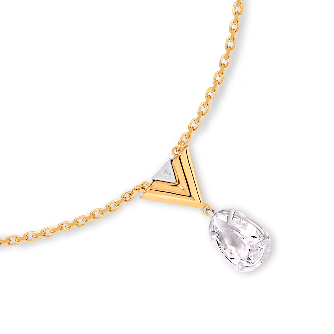 Louis Vuitton V For Vuitton Necklace Fall-Winter 2024 Show M02268