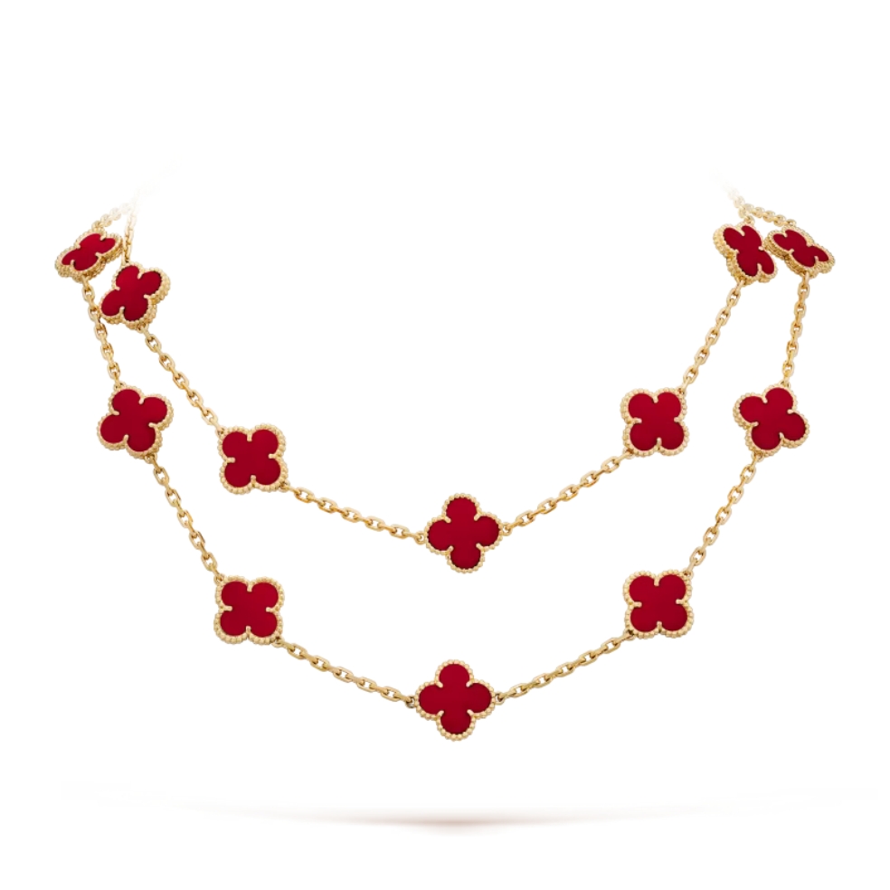 Van Cleef & Arpels 20 Pieces Necklace Set + Ring
