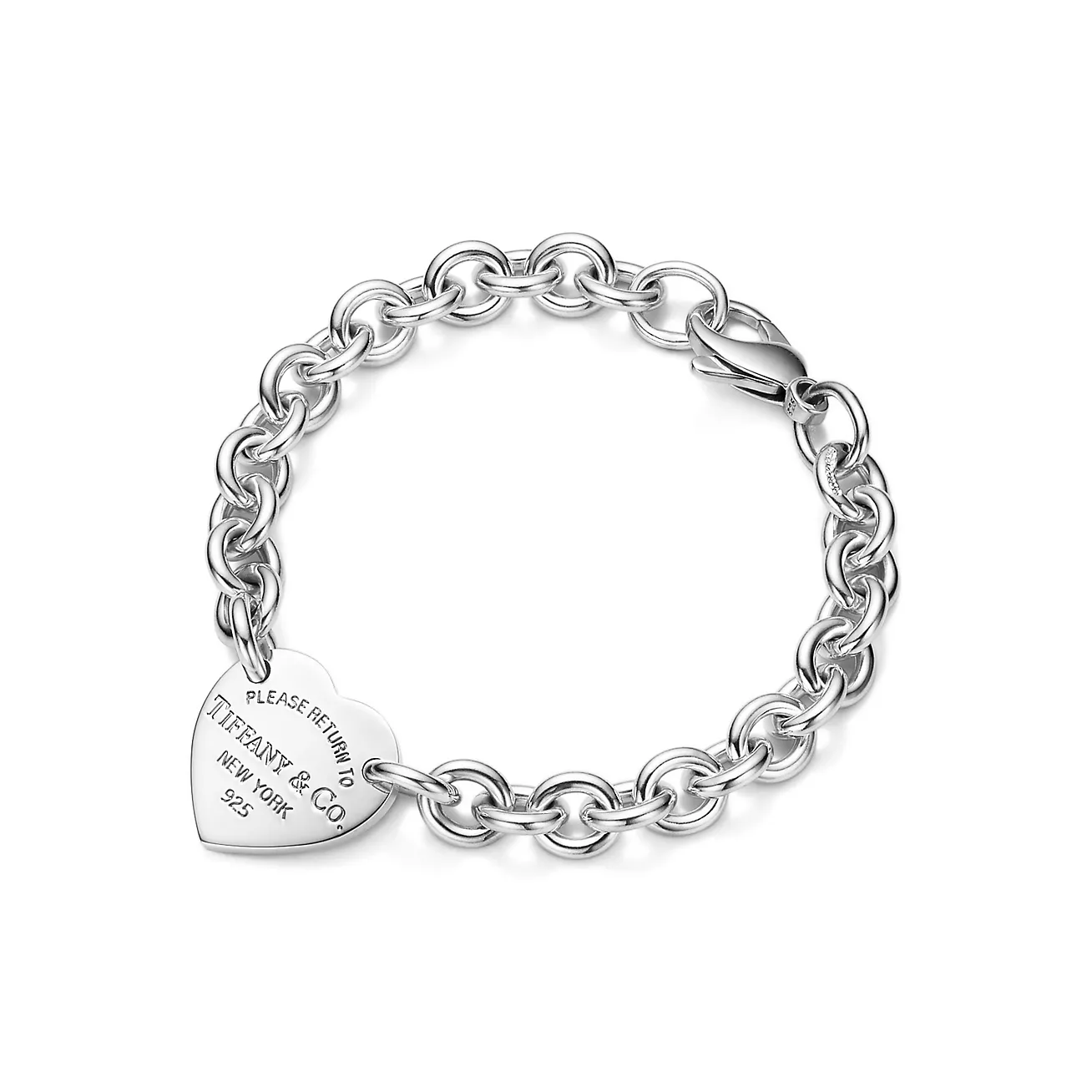 Tiffany & Co. Return to  Heart Tag Bracelet in Silver