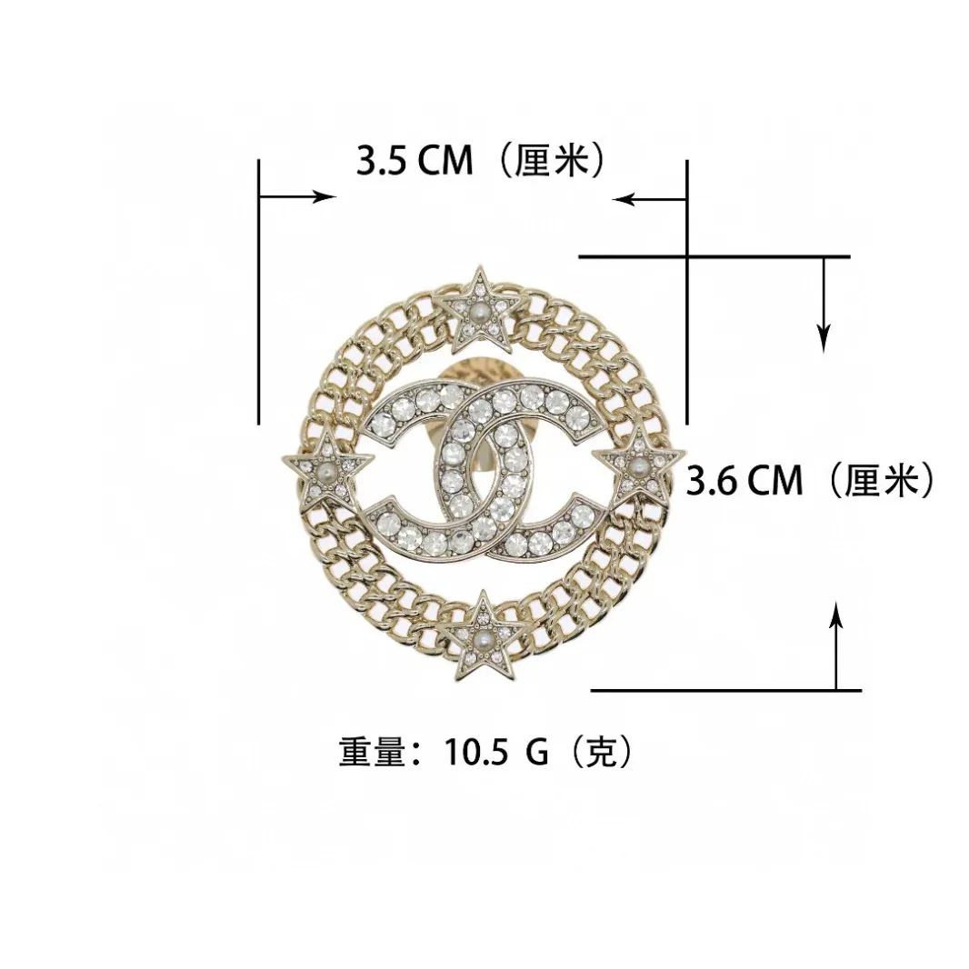 High quality CC brooch