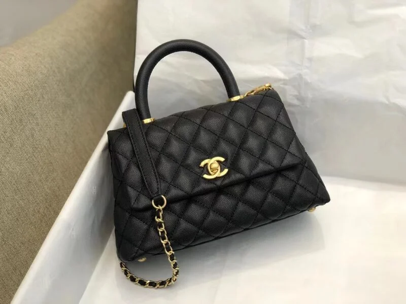 Chanel Coco Handle Black 24*14*10Cm A92990