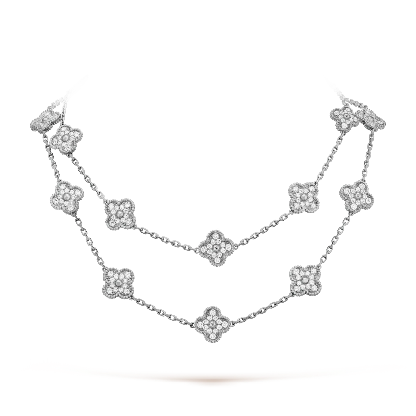 Van Cleef & Arpels Vintage Alhambra long necklace, 20 motifs
