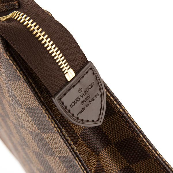 Damier Ebene Clutches Brown