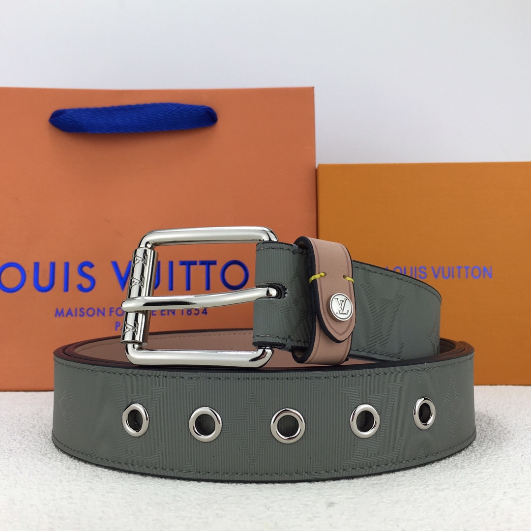 Louis Vuitton Monogram Titanium Belt