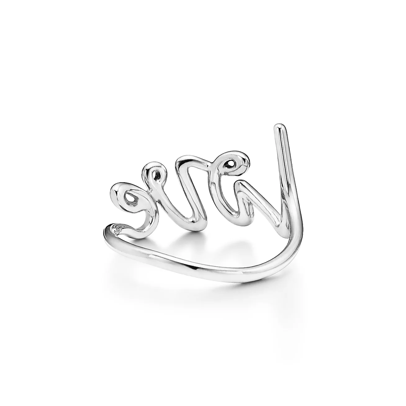 Tiffany & Co. Paloma's Graffiti Love Ring in Silver, Small