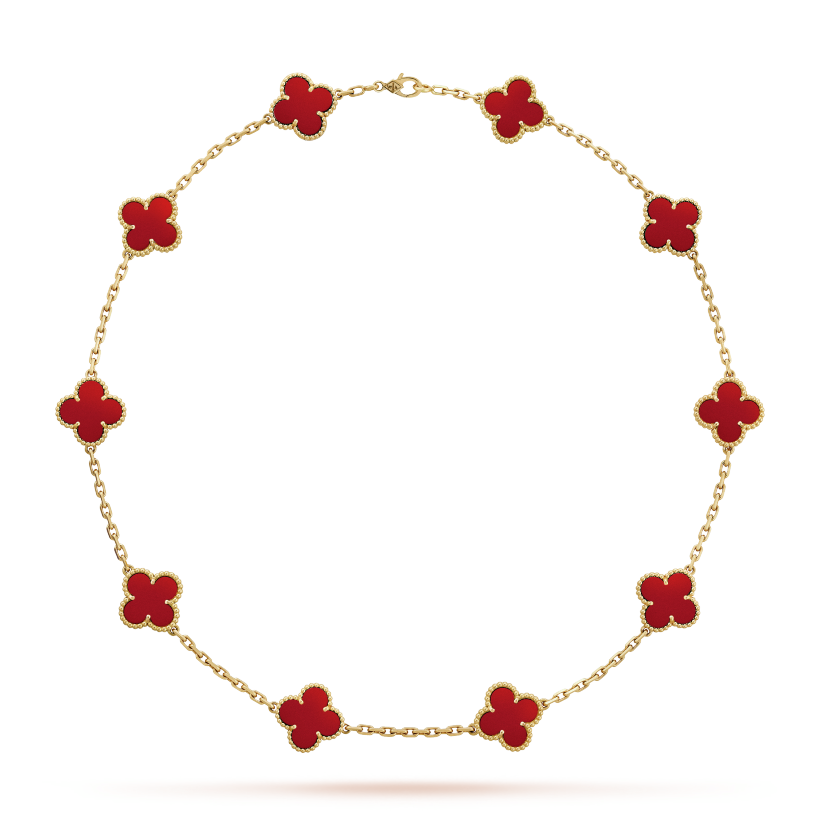 Van Cleef & Arpels Vintage Alhambra necklace, 10 motifs