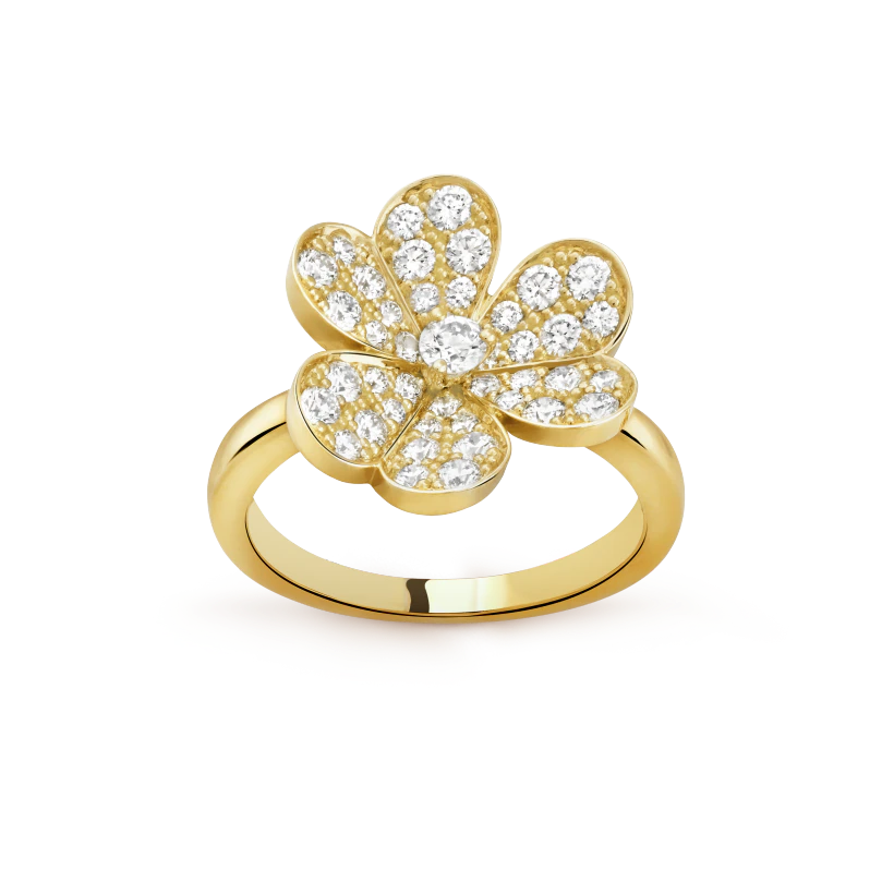 Van Cleef & Arpels Frivole ring, 1 flower, small model