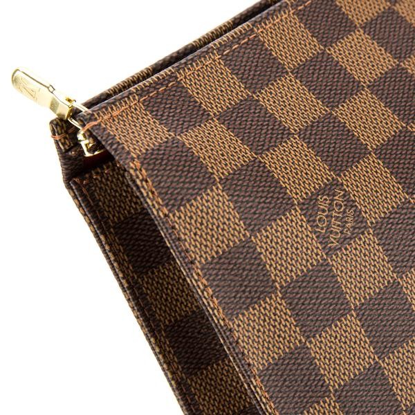 Damier Ebene Clutches Brown
