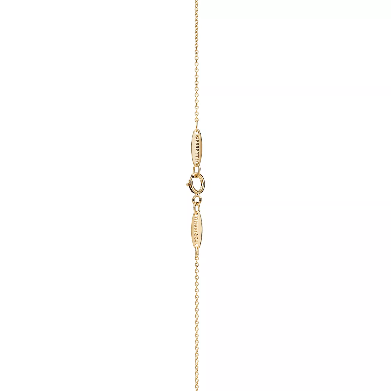 Tiffany & Co. Elsa Peretti Open Heart Pendant in Yellow Gold, 7 mm