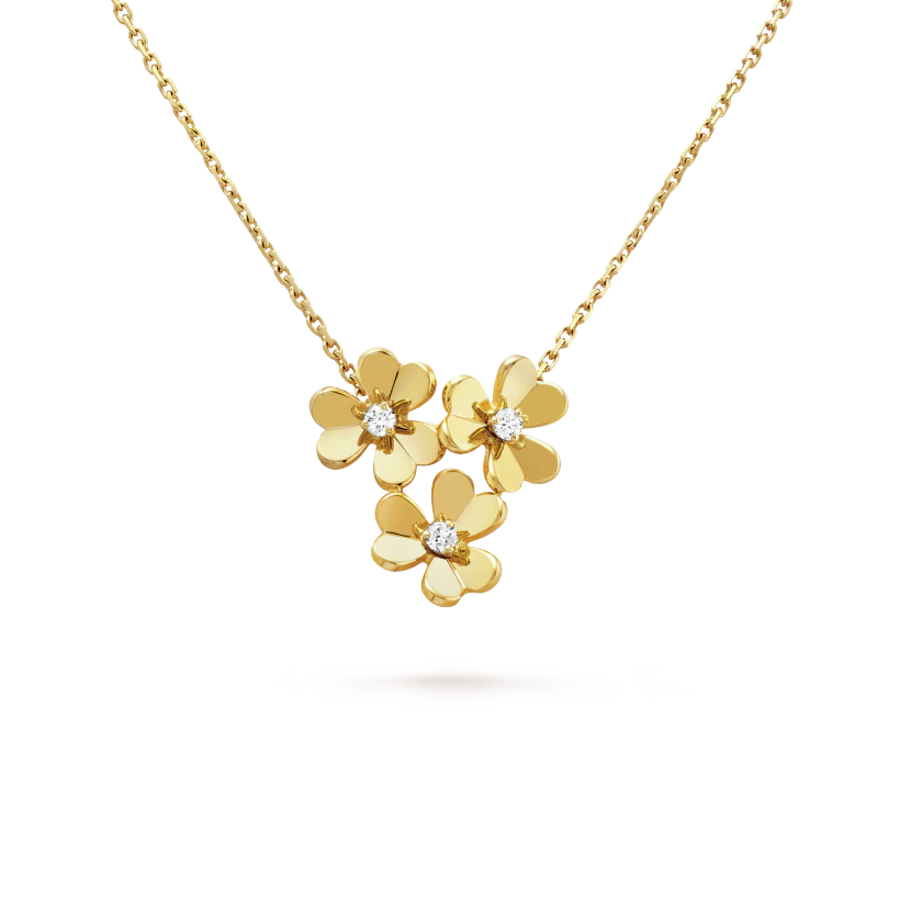 Frivole Necklace, 3 Flowers, Miniature Model