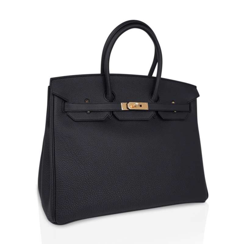 Limited Edition Birkin 30 Bag Plomb (Off Black) Togo Leather with Gold Hardware