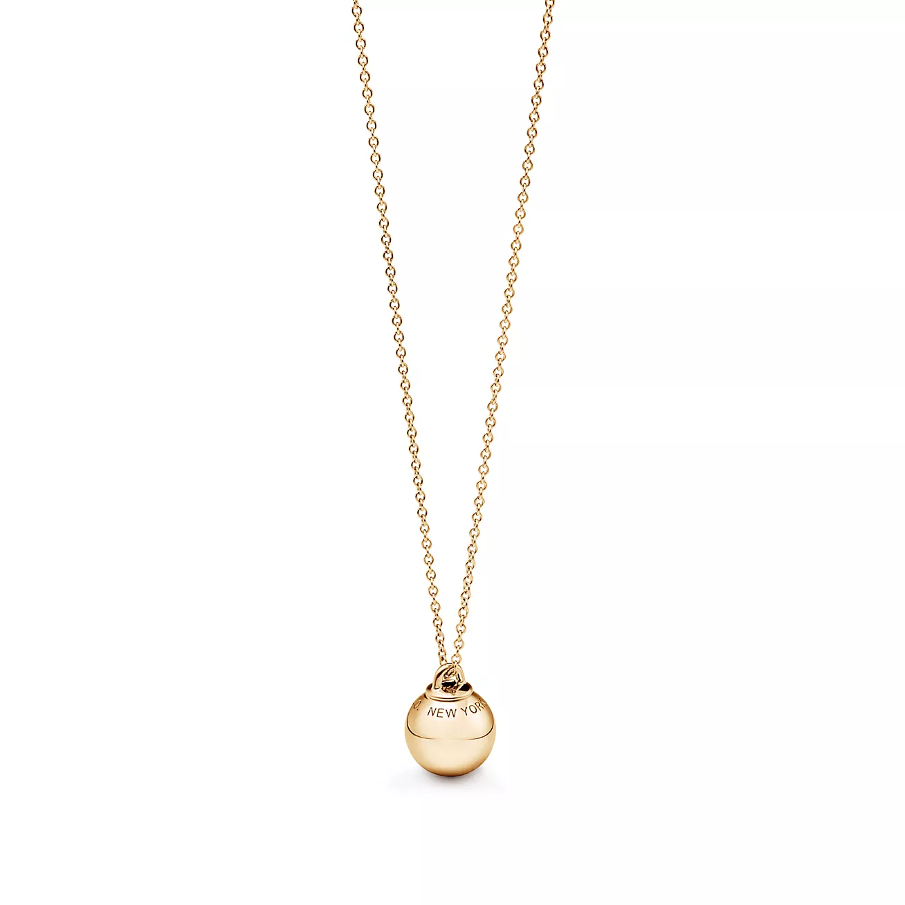 Tiffany & Co. HardWear Ball Pendant in Yellow Gold, 12.75 mm