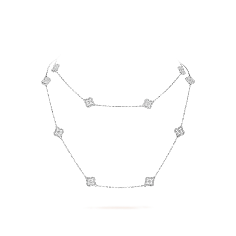 Van Cleef & Arpels Sweet Alhambra long necklace, 16 motifs