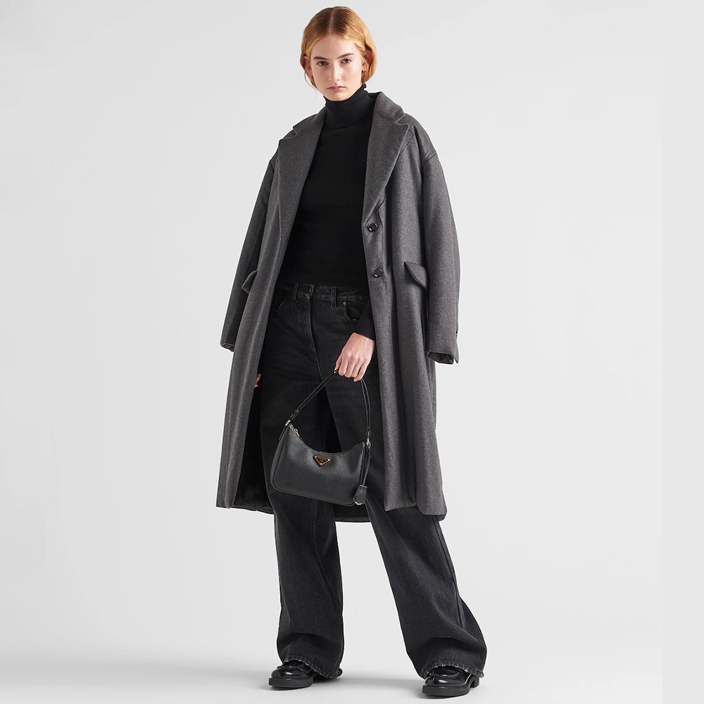 Re-Edition Saffiano leather mini bag