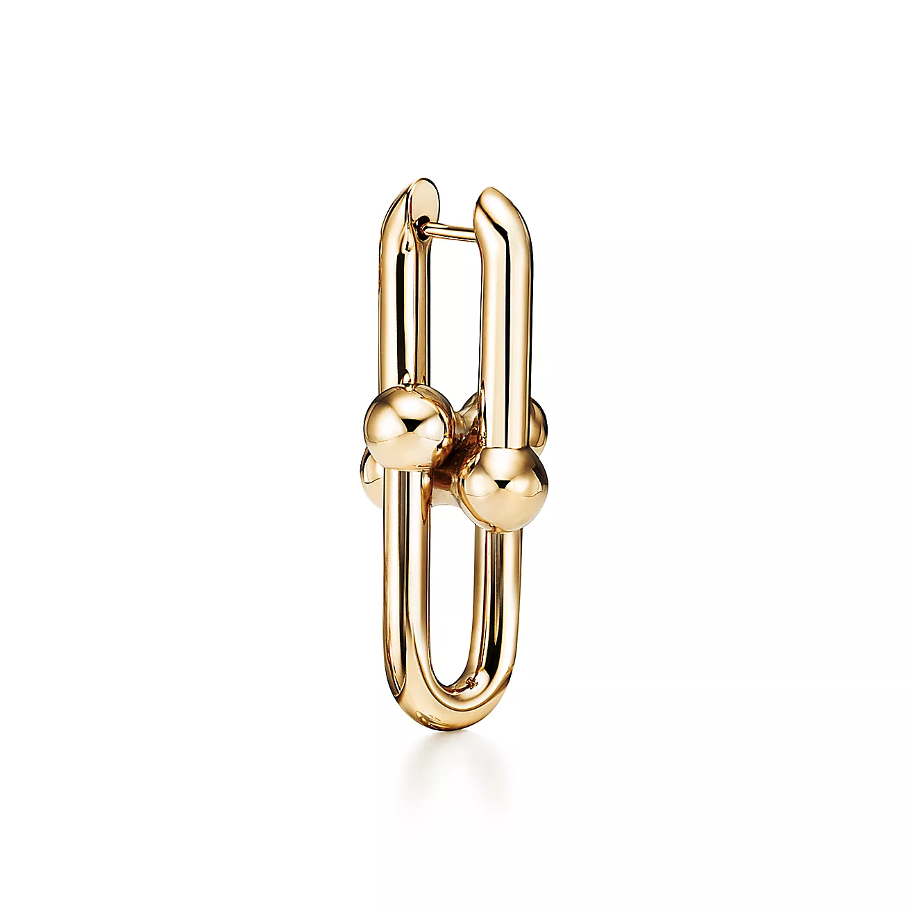 Tiffany & Co. HardWear Large Link Earrings in Yellow Gold