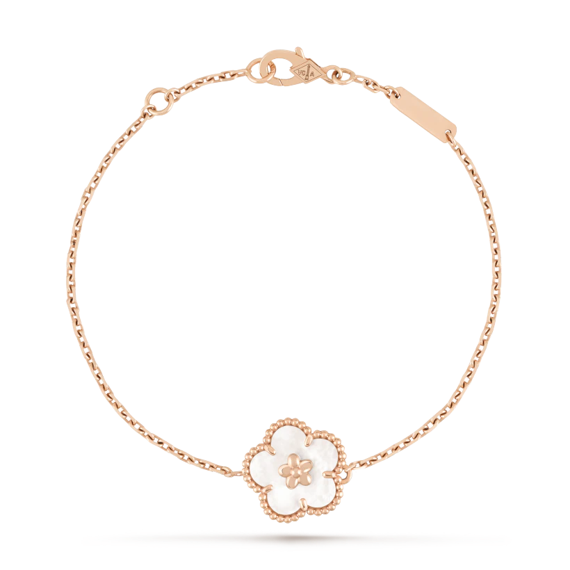 Van Cleef & Arpels Lucky Spring bracelet, plum blossom