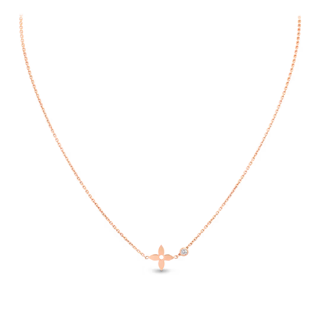 Louis Vuitton Idylle Blossom pendant, pink gold and diamond Q93281